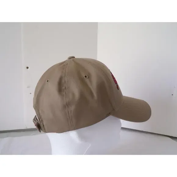 Captivating Headgear OU Sooners Tan/Beige Embroidered Logo Adjustable Cap - Picture 5 of 12